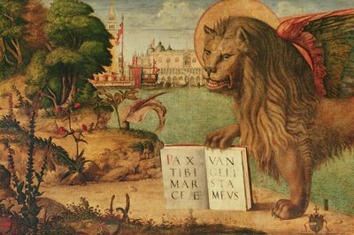 Detail of the Lion of St. Mark, 1516 (detail) by Vittore Carpaccio